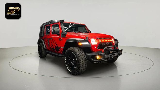 Jeep Wrangler 2.0 Turbo Unlimited Sport S * 4x4 * LED  Rouge de 2019
