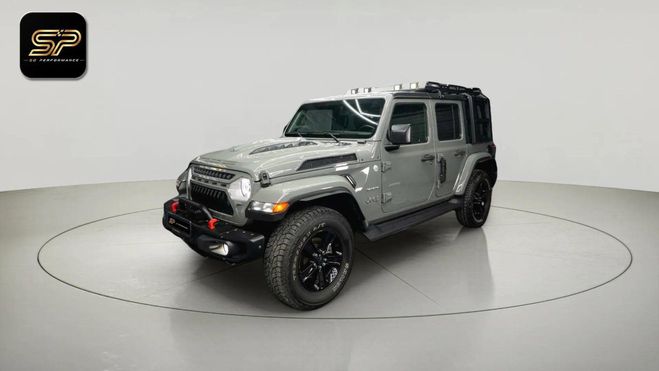 Jeep Wrangler 2.0 Turbo Unlimited Sahara * 4x4 * LED * Gris de 2022