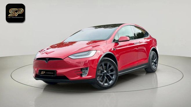 Tesla Model X Long Range * 421 ch * 100 kWh * 580 km W Rouge de 2019