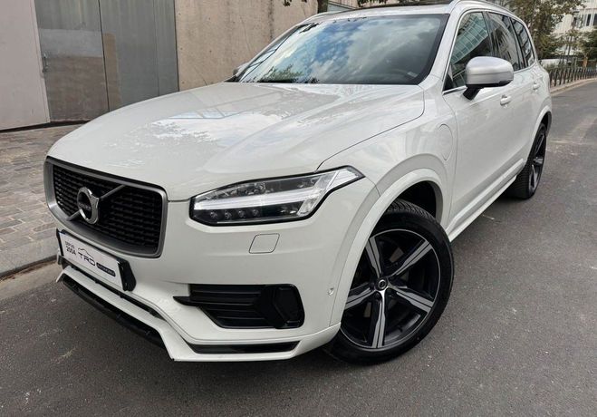 Volvo XC90 ii 2.0 t8 twin engine awd r-design 7plac Blanc de 2017