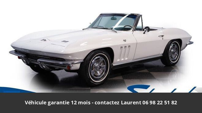 Chevrolet Corvette C2 1966 coupe 427 ci v8 390 hp code l36  Blanc de 1966