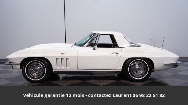 Chevrolet Corvette C2 1966 coupe 427 ci v8 390 hp code l36  Blanc de 1966
