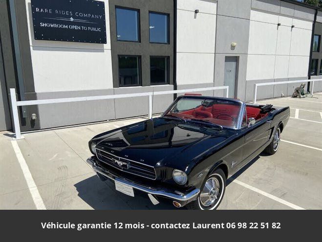 Ford Mustang 1965 convertible 289 ci 210 hp code d 3  Noir de 1965