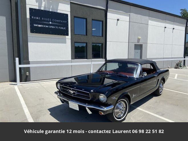 Ford Mustang 1965 convertible 289 ci 210 hp code d 3  Noir de 1965