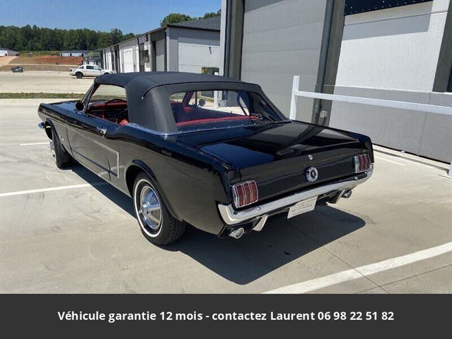 Ford Mustang 1965 convertible 289 ci 210 hp code d 3  Noir de 1965