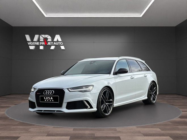 Audi RS6 4.0 TFSI V8 560 ch | Quattro | Dynamik-P Blanc de 2017