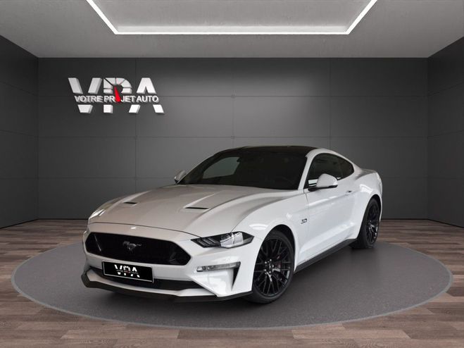 Ford Mustang GT 5.0 V8 421ch BVA6 CARPLAY VIRTUAL COC Blanc de 2018