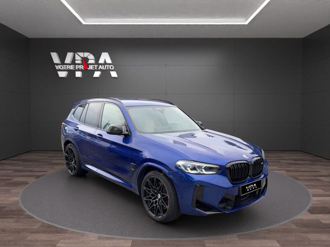 BMW X3 M COMP�TITION 3.0i 510CH ATTELAGE SI�GES Bleu de 2022