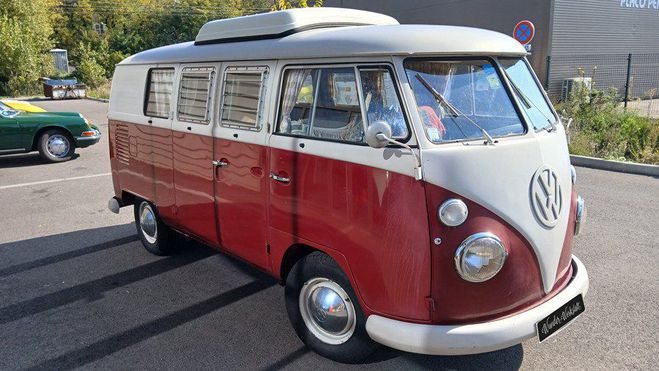 Volkswagen T1 WESTFALIA SO42 MOTEUR 1500 TYPE H CREME/BORDEAUX de 1967