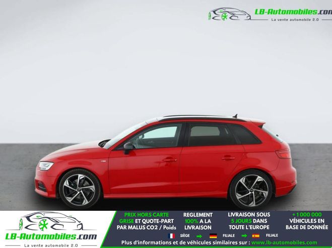 Audi A3 TFSI 190 BVA Rouge M�tallique de 2019
