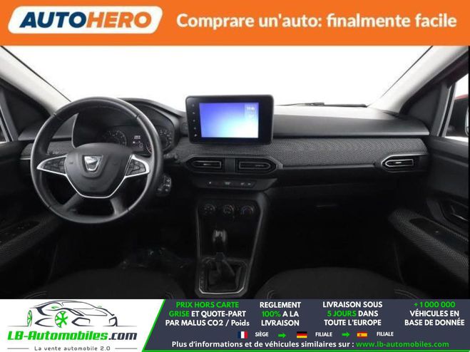 Dacia Sandero TCe 90 BVA Rouge M�tallique de 2022
