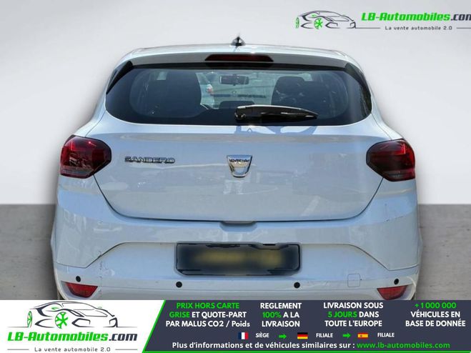Dacia Sandero SCe 65 Blanc M�tallique de 2022
