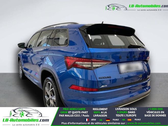Skoda Kodiaq 2.0 TDI 200  BVA 4x4 5pl Bleu M�tallique de 2022