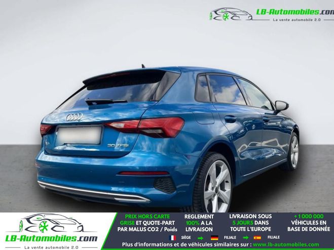 Audi A3 30 TFSI  110 BVA Bleu M�tallique de 2022