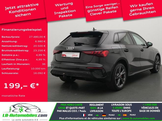 Audi A3 45 TFSIe 245 BVA Noir M�tallique de 2022