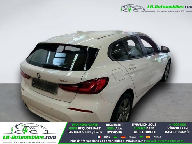 BMW Serie 1 118d 150 ch BVM Blanc de 2021