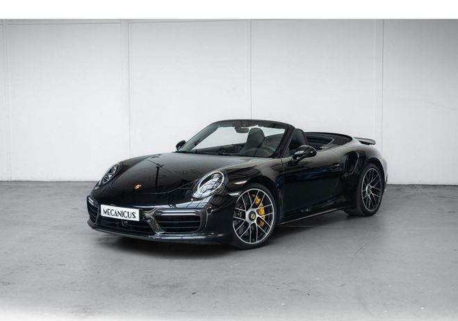Porsche 911 991.2 Turbo S Cabriolet Noir de 2016