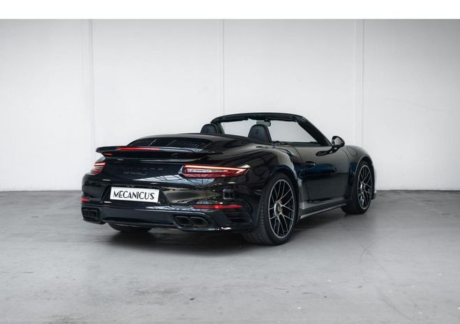 Porsche 911 991.2 Turbo S Cabriolet Noir de 2016