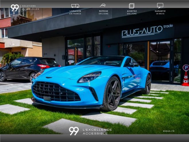 Aston martin Vantage V8 4.0L 665CH Elwood Blue Malus Ok LOA C Bleu - Elwood Blue de 2024