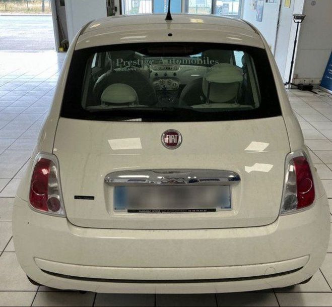 Fiat 500 1.2 8V 69CH S&S POP DUALOGIC Blanc de 2010