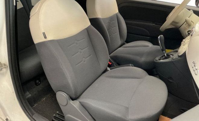 Fiat 500 1.2 8V 69CH S&S POP DUALOGIC Blanc de 2010