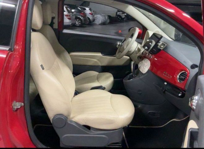 Fiat 500 1.2 8V 69CH LOUNGE DUALOGIC Rouge de 2013