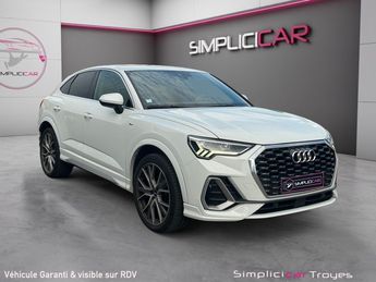  Voir d&eacute;tails -Audi Q3 Sportback 35 tdi 2.0 150 s line tronic &agrave; Barberey-Saint-Sulpice (10)