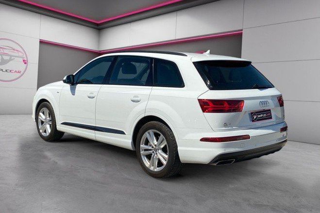 Audi Q7 50 tdi v6 3.0 286 s line tiptronic 7pl BLANC de 2019