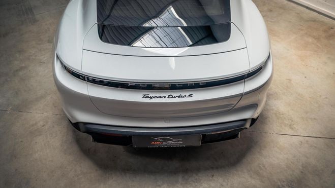 Porsche Taycan Electric BERLINE Turbo S PHASE 1 BLANC CARRARA de 2020