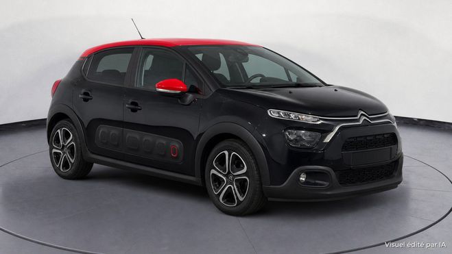 Citroen C3 1.5 BlueHDi - 100 S&S 2016 BERLINE Feel  noir / rouge de 2021