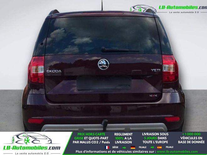 Skoda Yeti 2.0 TDI 170  4x4 Rouge M�tallique de 2015