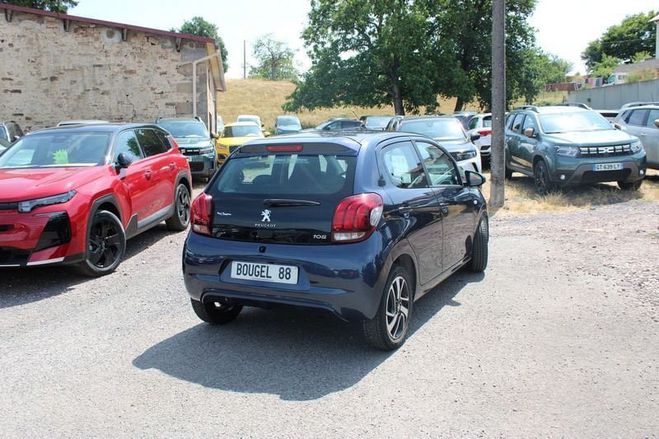 Peugeot 108 III ALLURE 82 CV ESSENCE GPS CARPLAY CAM Bleu de 2016
