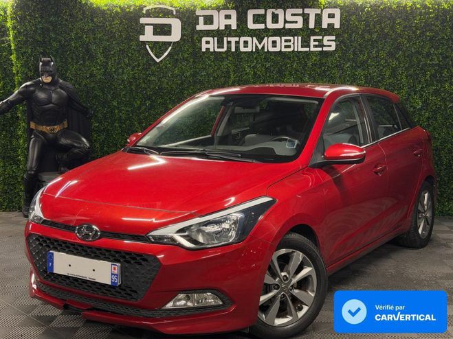 Hyundai I20 II INTUITIVE 1.2 84 Cv REGULATEUR / LIMI Rouge de 2016
