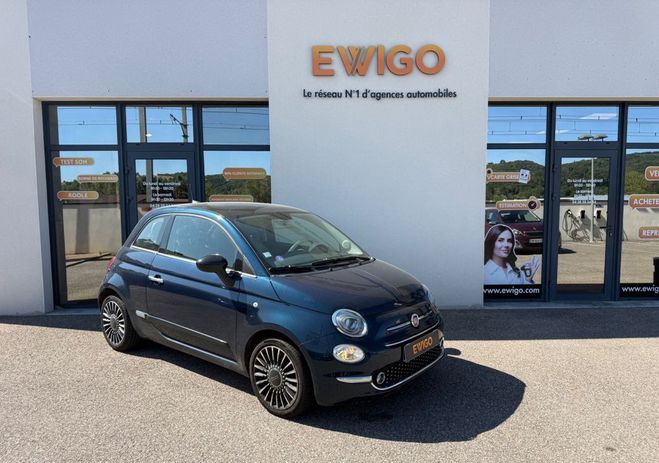Fiat 500 1.2 70ch CLUB DUALOGIC AUTOMATIQUE Toit  Bleu de 2018