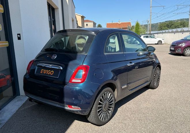 Fiat 500 1.2 70ch CLUB DUALOGIC AUTOMATIQUE Toit  Bleu de 2018