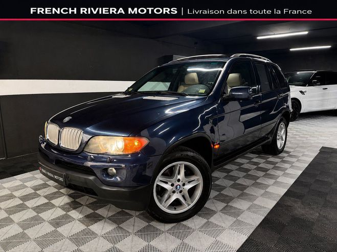 BMW X5 ( E53 ) - 4.4i - BVA - Toit ouvrant - Cu Bleu Marine de 2005