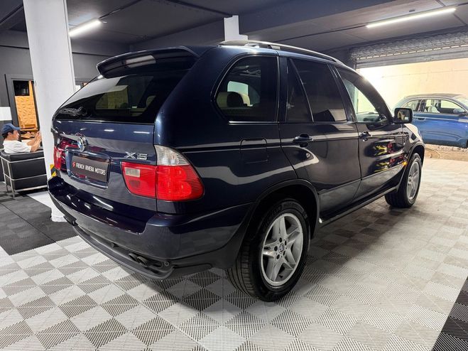 BMW X5 ( E53 ) - 4.4i - BVA - Toit ouvrant - Cu Bleu Marine de 2005