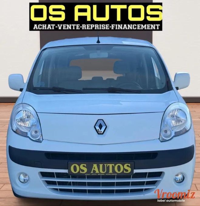 Renault Kangoo II 1.6i 105ch (7 cv) - BVM5 - 5 Portes - Blanc de 2012