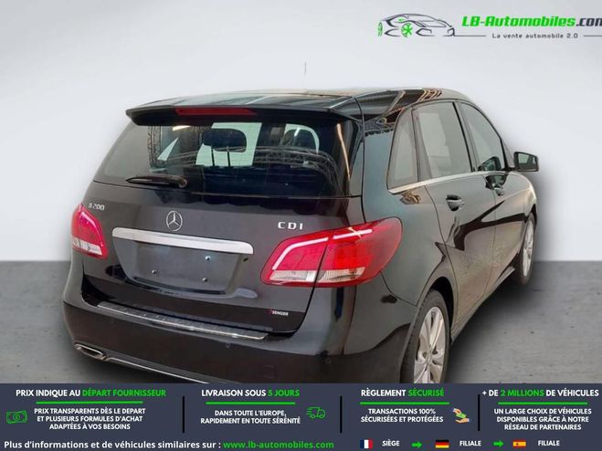 Mercedes Classe B 200 CDI Noir M�tallique de 2015