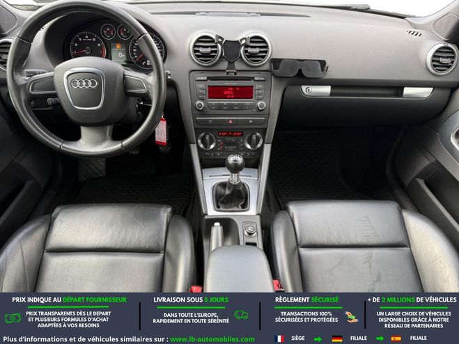 Audi A3 2.0 TFSI 200 Blanc M�tallique de 2009