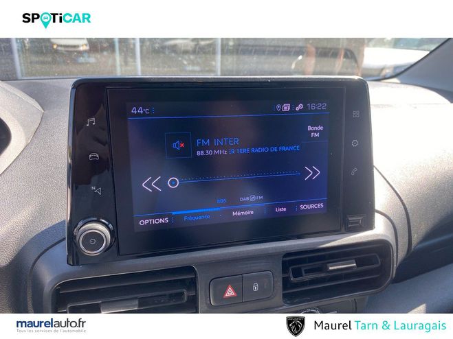 Peugeot Partner PARTNER FOURGON STANDARD 650 KG BLUEHDI  White de 2022