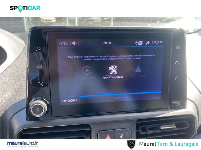 Peugeot Partner PARTNER FOURGON STANDARD 650 KG BLUEHDI  White de 2022