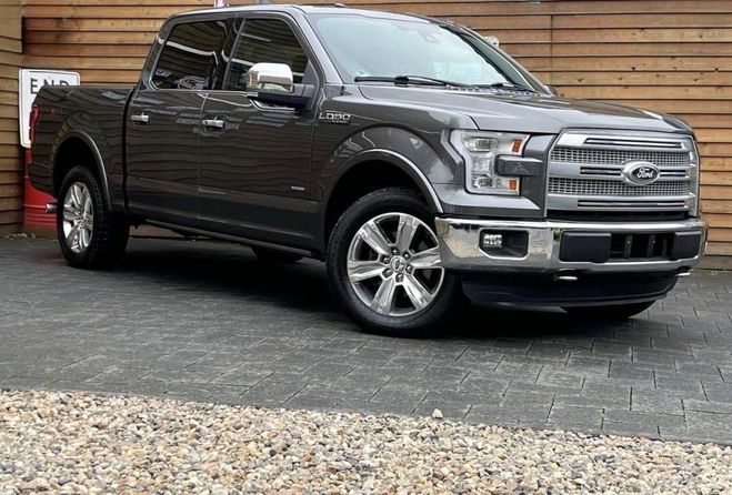 Ford F150 F PLATINIUM 3.5 EcoBoost 4X4 PANO LEDERN Gris de 2017