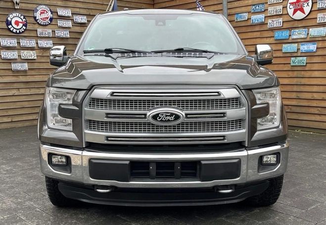 Ford F150 F PLATINIUM 3.5 EcoBoost 4X4 PANO LEDERN Gris de 2017