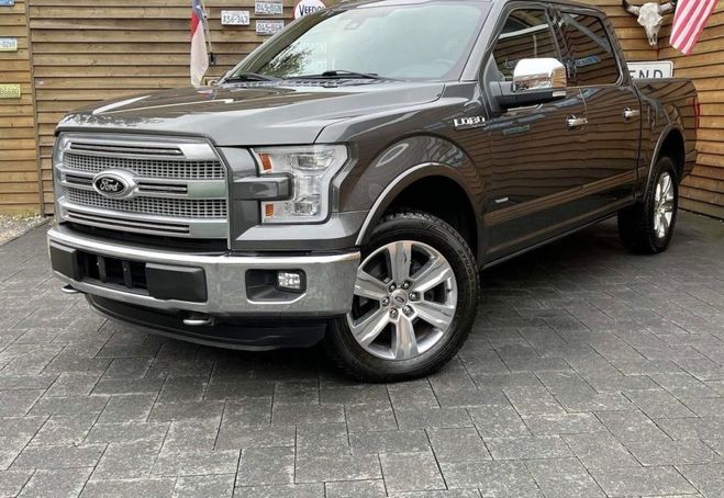 Ford F150 F PLATINIUM 3.5 EcoBoost 4X4 PANO LEDERN Gris de 2017