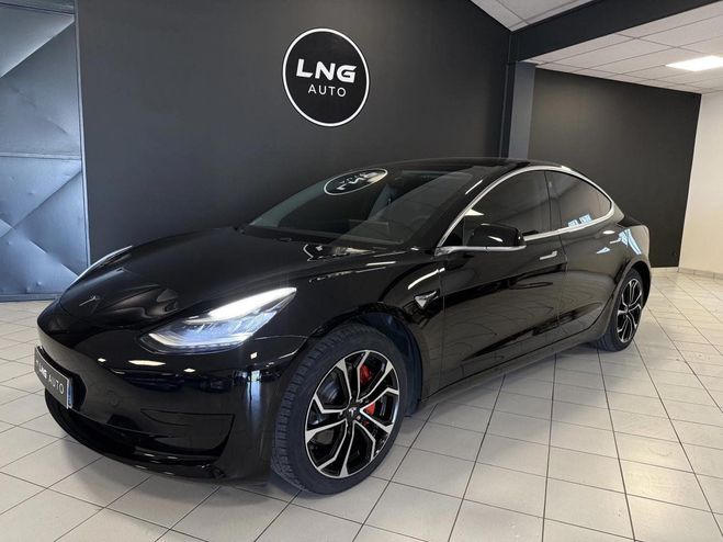 Tesla Model 3 Model-3 PHASE 2 - 325ch STANDARD-PLUS 20 Noir de 2020