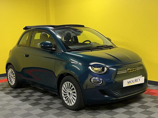 Fiat 500 Cabriolet Electrique 42 kWh 118CV PACK C VERT de 2023