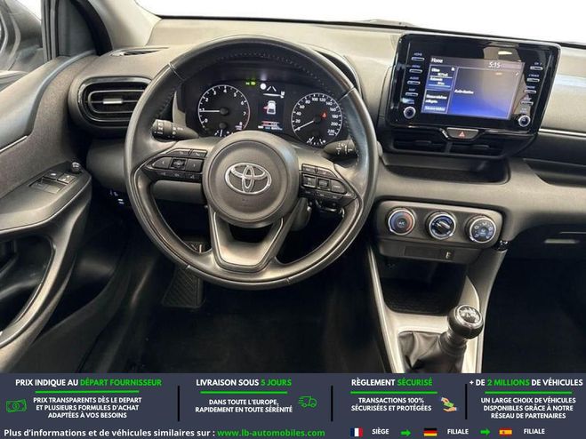 Toyota Yaris 70 VVT-i BVM Blanc de 2022