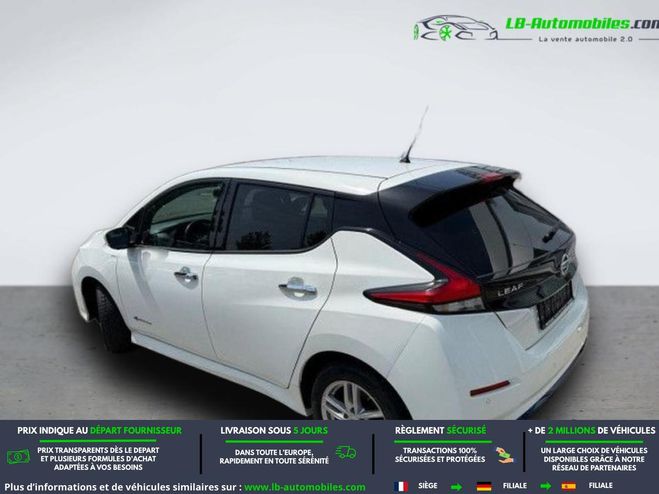 Nissan Leaf Electrique 62kWh 217 ch BVA Blanc M�tallique de 2020