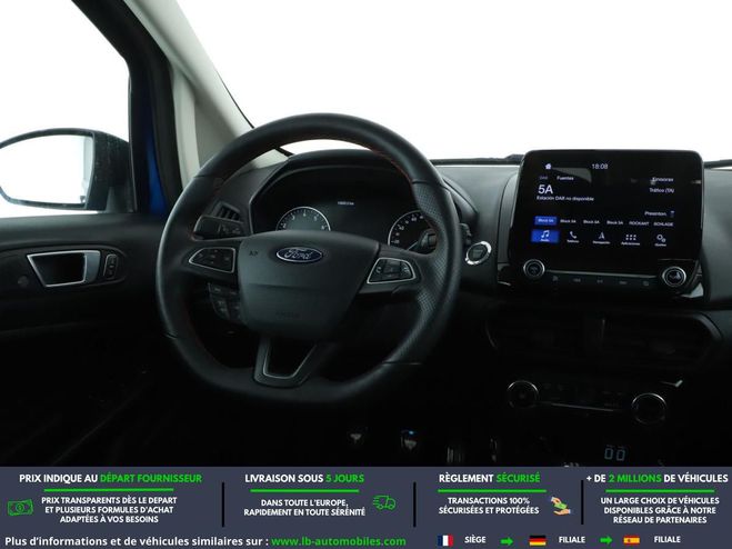 Ford Ecosport 1.0 EcoBoost 140 BVM Bleu M�tallique de 2018